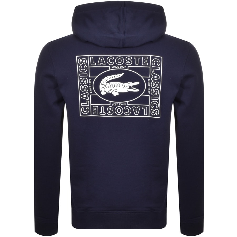Alternative Image for ProductLacoste Pullover Logo Hoodie Navy2